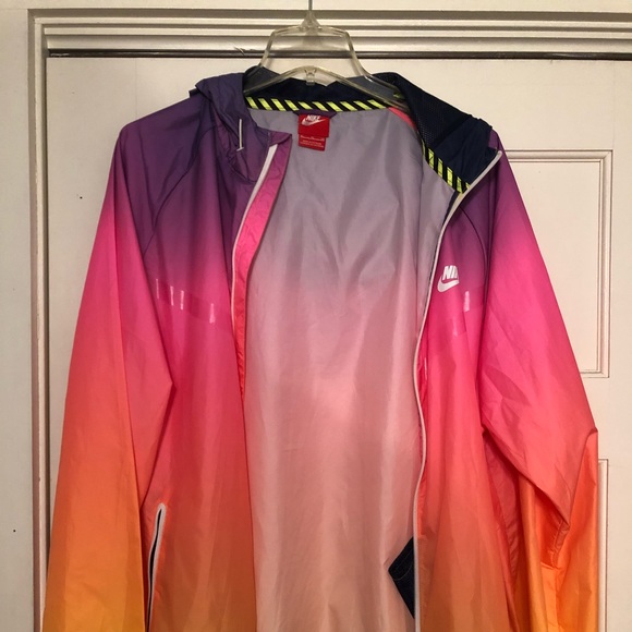 rainbow nike windbreaker